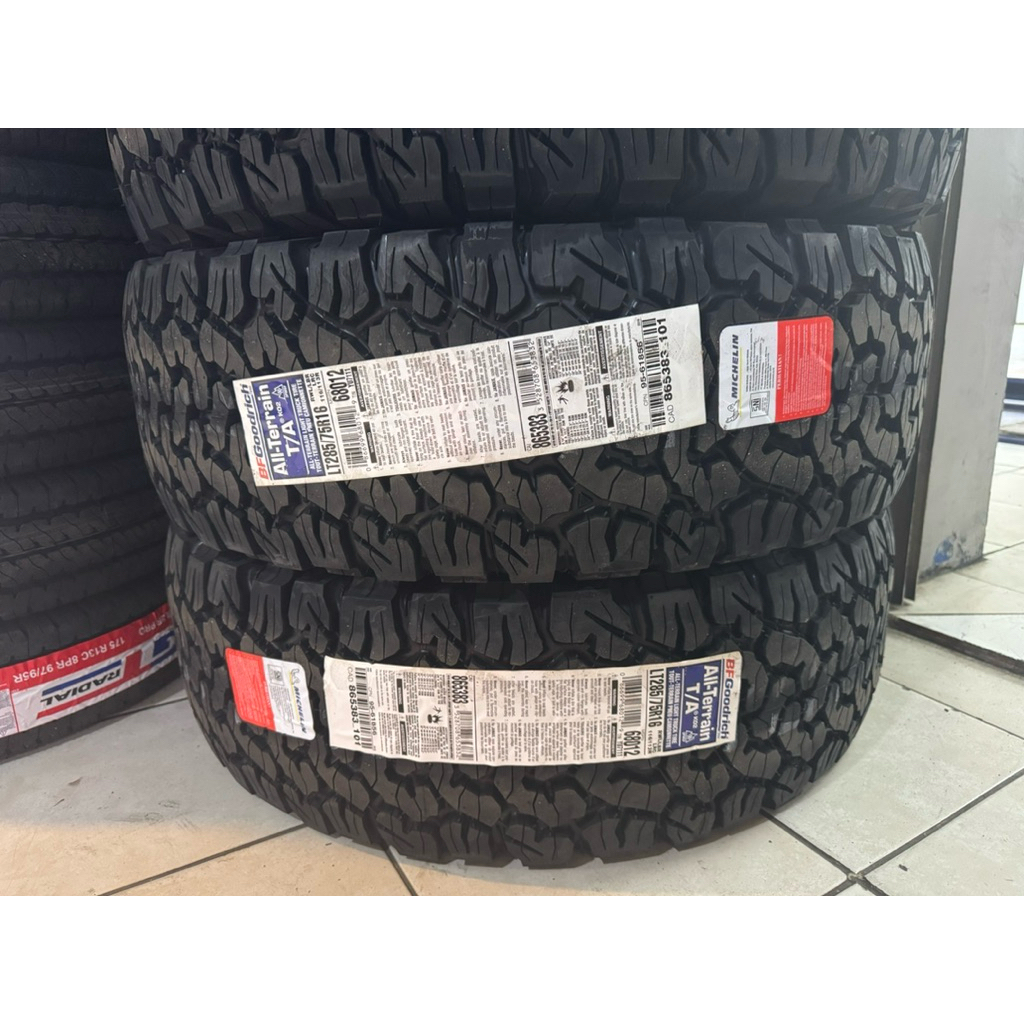 Ban mobil BFGoodrich 285 75 16 AT Ko2 USA list putih 285/75 r16 BFG AT Ko2 ukuran 285/75r16 BFGoodri