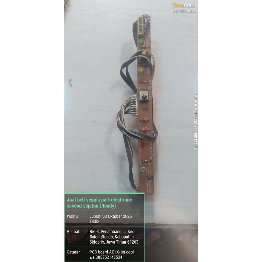 sensor AC LG jet cool