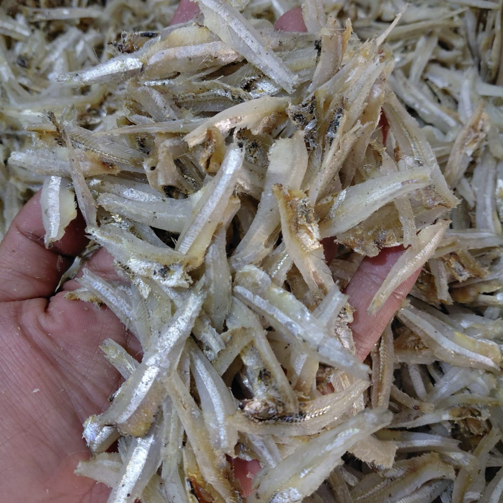 Ikan teri kacang jengki belah medan bersih tanpa kepala