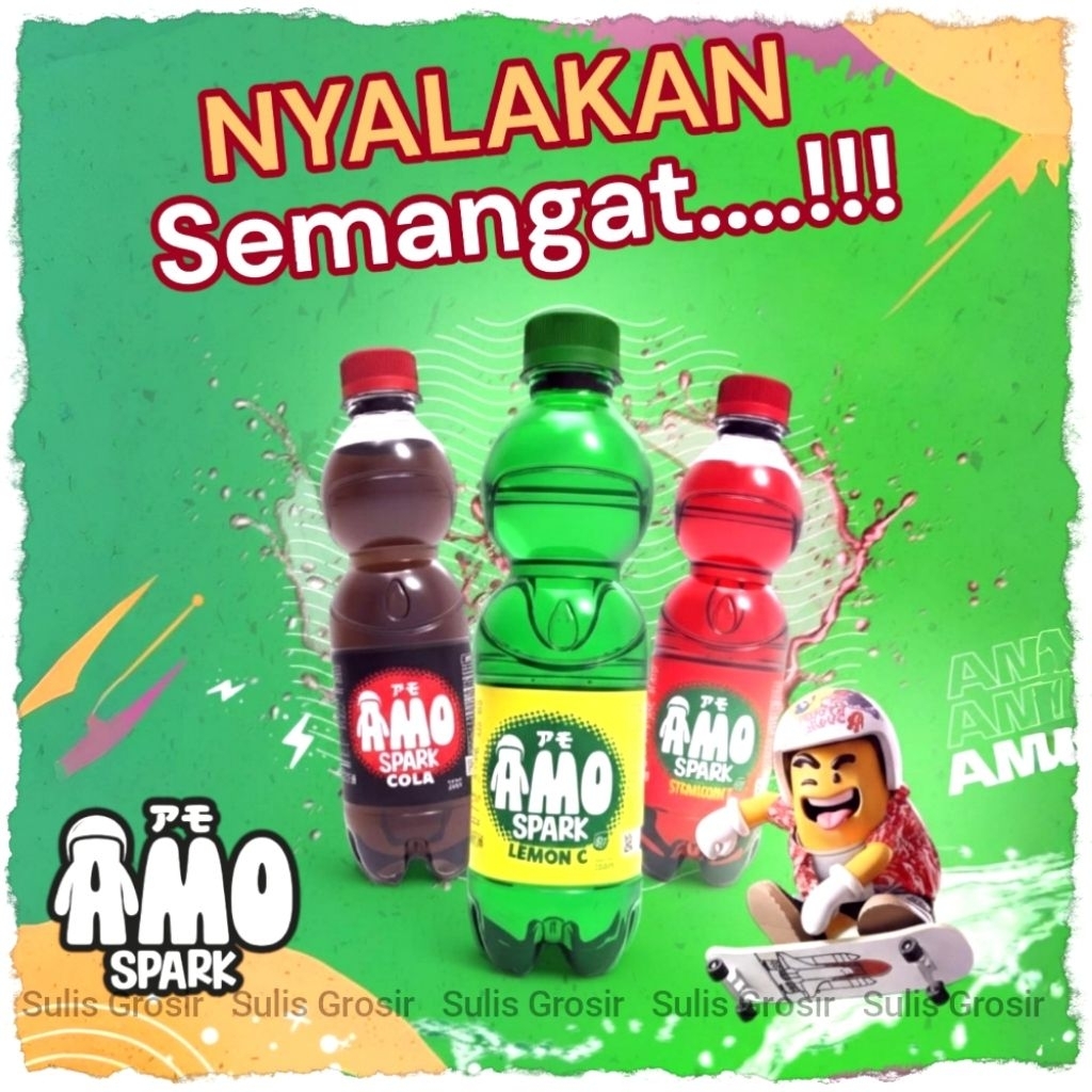 Amo Spark Minuman Soda 200ml Rasa Unik