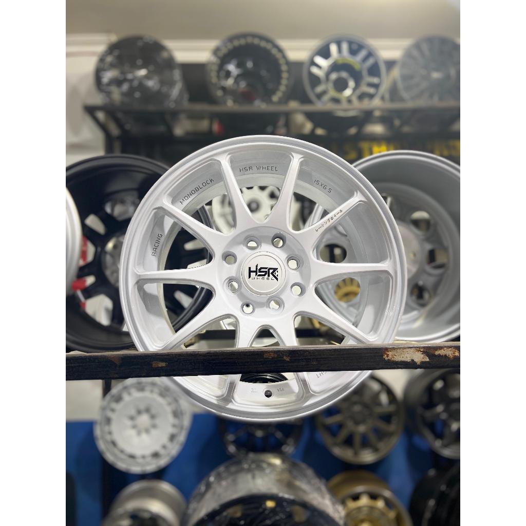 Velg mobil hsr ring 15 lubang baut 4 hsr indy lebar 6,5 e 42