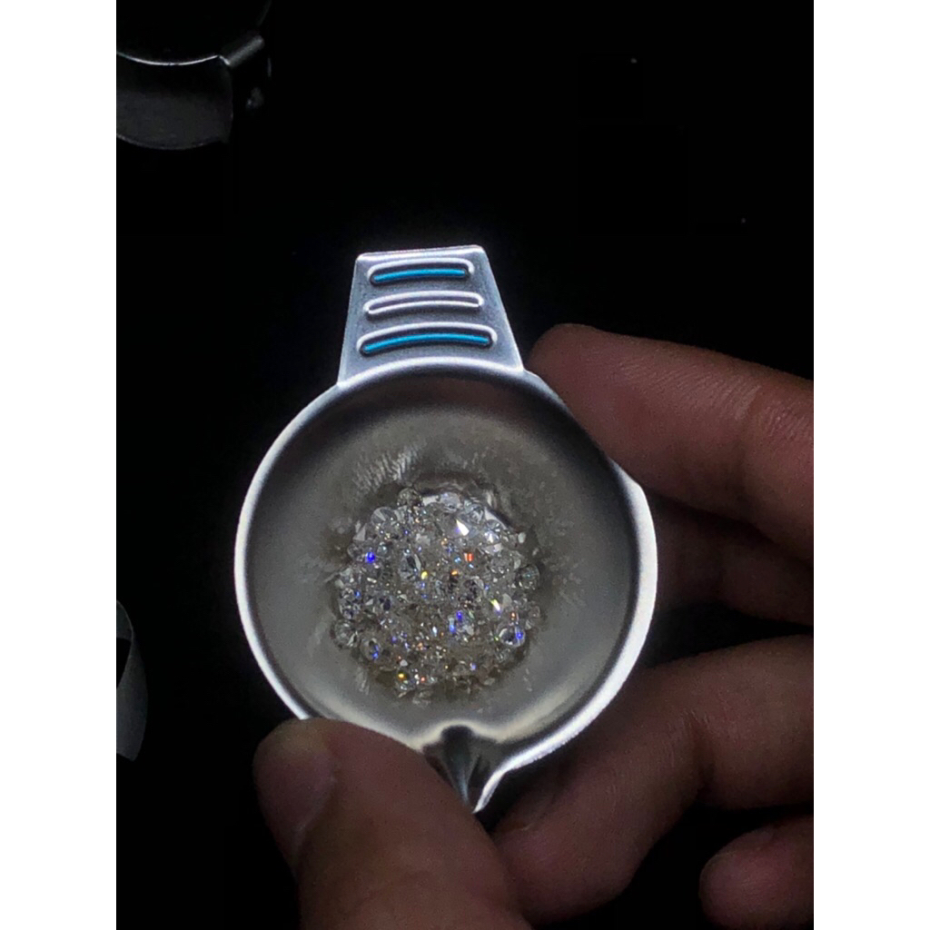 Berlian banjar cut natural diamond banjar gugur 8/9/10-+ total 3,42 ct percrat