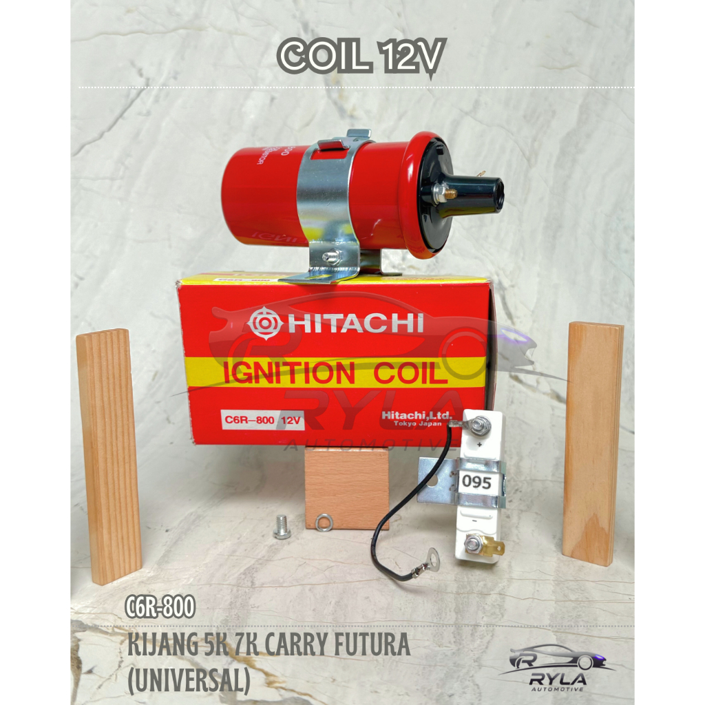Ignitation Coil Mobil 12V UNIVERSAL - Kijang 5k, 7k, Carry Futura - C6R-800
