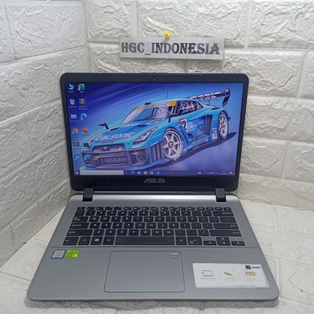 Laptop Asus Gaming X407UF Core i5 8250U Nvidia MX130 Ram 16 GB SSD 256GB Laptop Gaming Tipis Slim