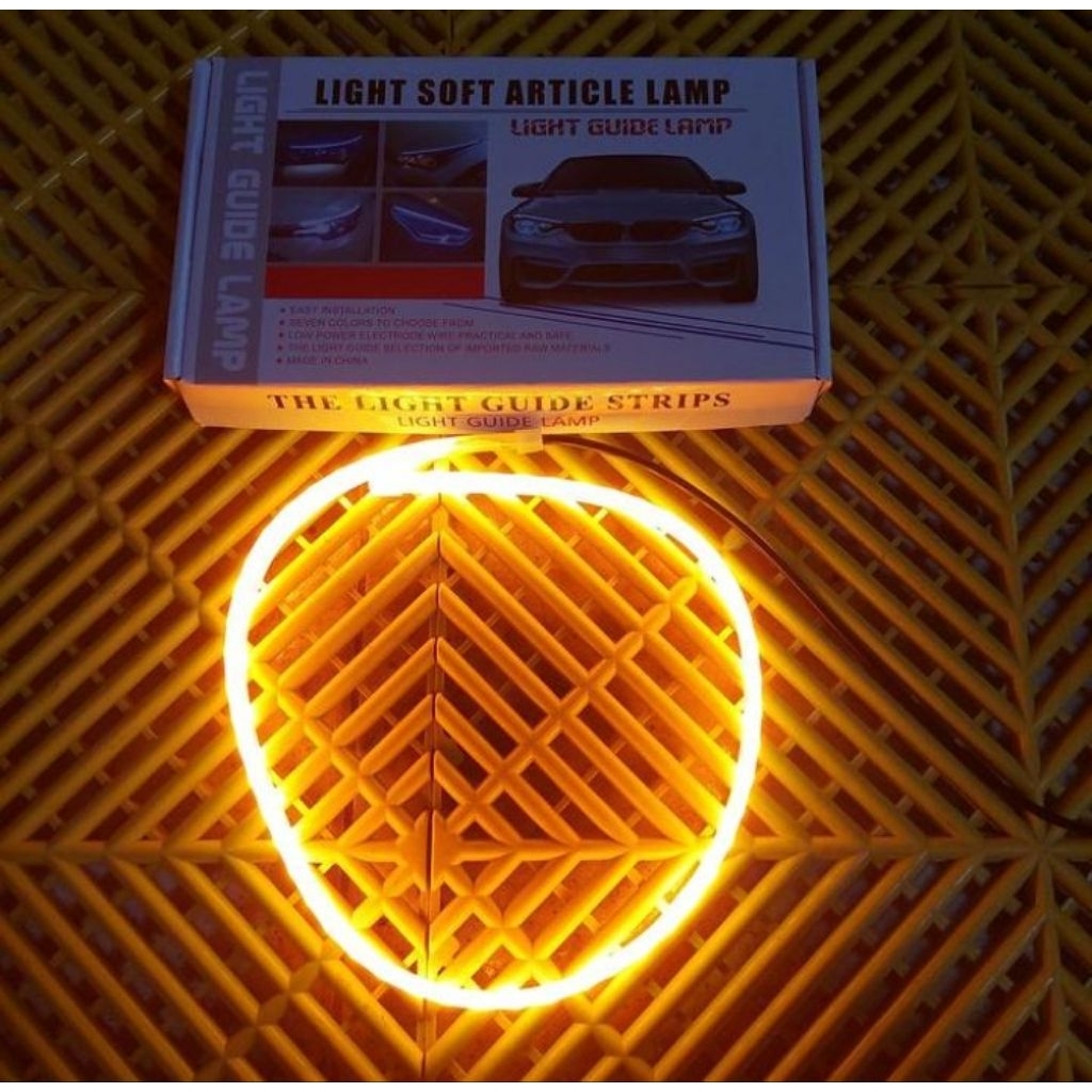 LED alis drl tempel flexible  mobil motor  sein running welcome