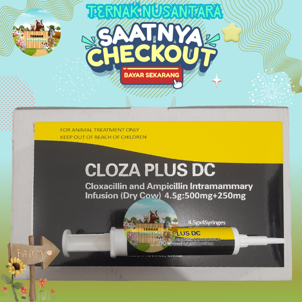Cloza Plus DC - Obat Kering Sapi Masa Kering Cloxa Ben Dry Cow - Depolac
