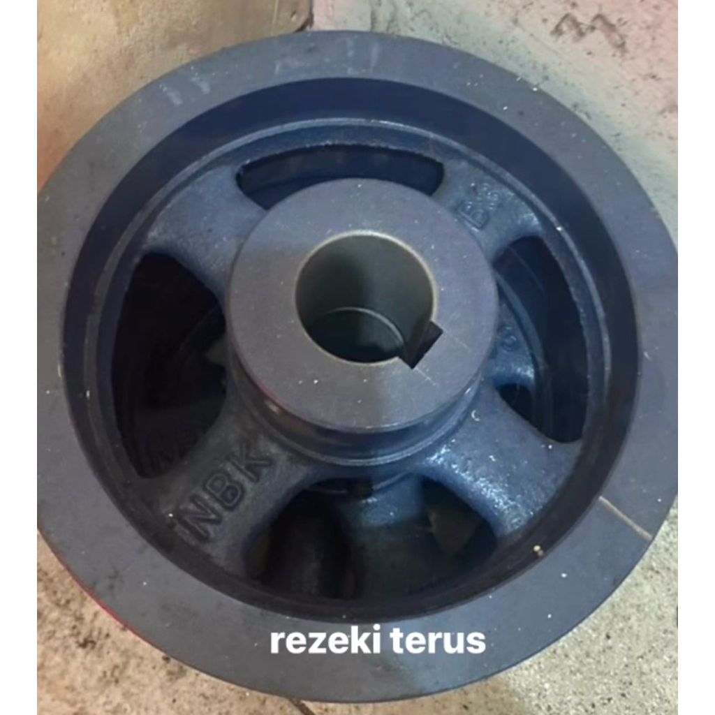 pulley nbk b3 x 8 inch sudah dibubut lobang 42mm
