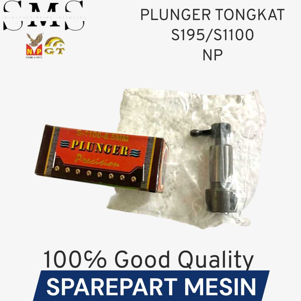 Sparepart Mesin Diesel NP PLUNGER TONGKAT 8.5MM EMPEROR S195/S1100 NP 100% ASLI