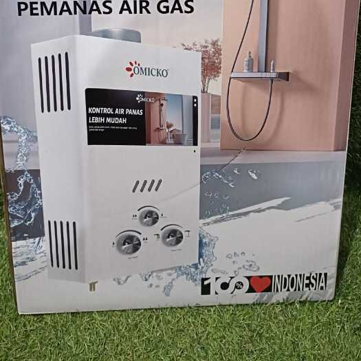 [FREE SHOWER] OMICKO Water Heater Gas 8801 / PEMANAS AIR GAS DIGITAL OTOMATIS