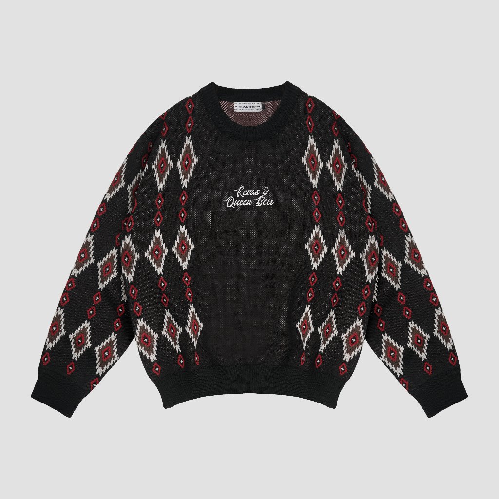 Queenbeer X Kevas Opechanca Navajo Knitted Sweater