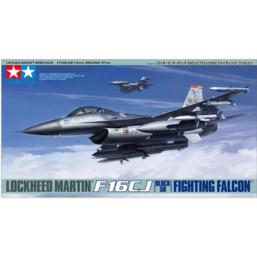 Tamiya 61098 1/48 Lockheed Martin F-16CJ Plastic Model Airplane Kit