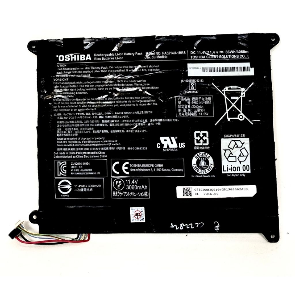 Batterai Toshiba R82 / Portege Z20T