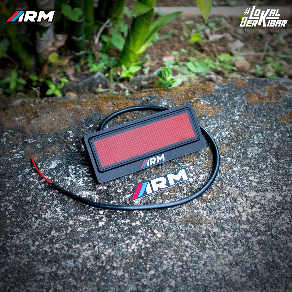 ARM REFLEKTOR MATA KUCING RUNNING TEXT UNIVERSAL