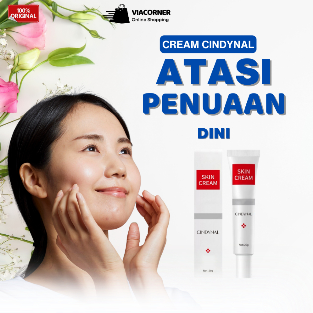 CINDYNAL 20g BPOM: Perawatan Intensif Niacinamide untuk Flek Hitam Tebal! Krim Malam/Siang.