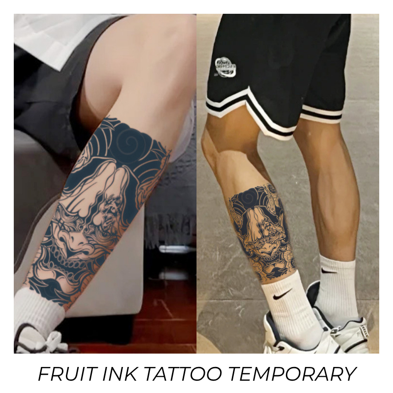 PREMIUM Tato temporer tahan lama 1 bulan motif barong aesthetic semi permanen fruit ink tattoo tempo