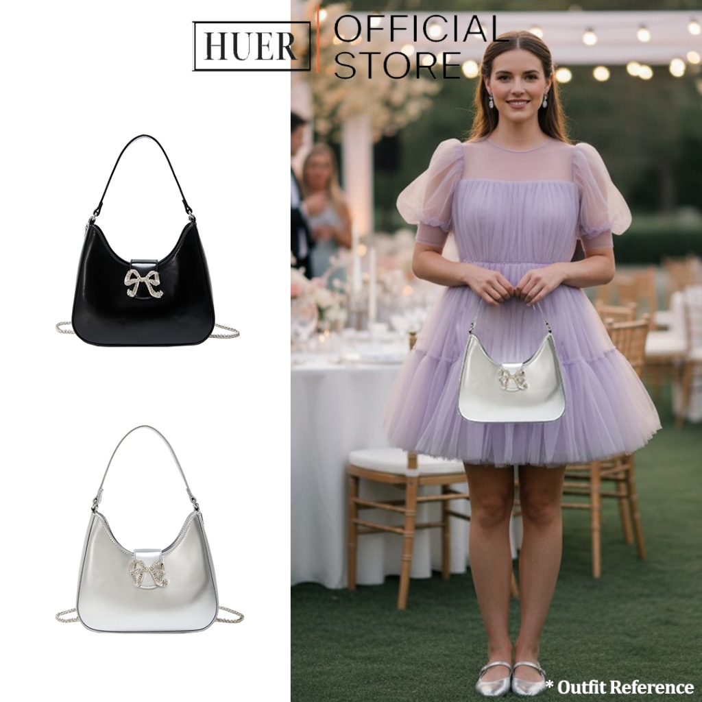 HUER ~ Tas Wanita Reibe Hobo Bag 9536-550 #69707