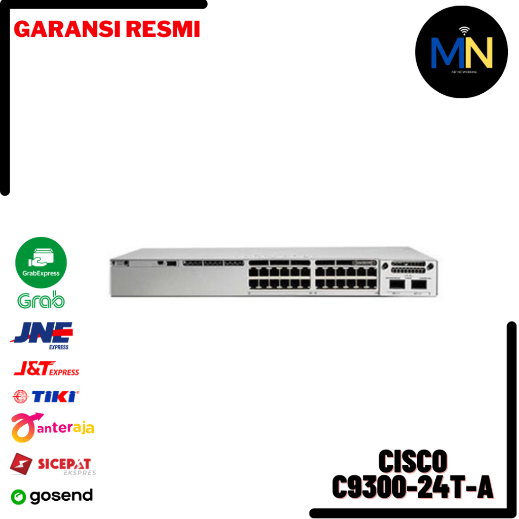 Cisco C9300-24T-A Catalyst 9300 Series Switch + Smart Net