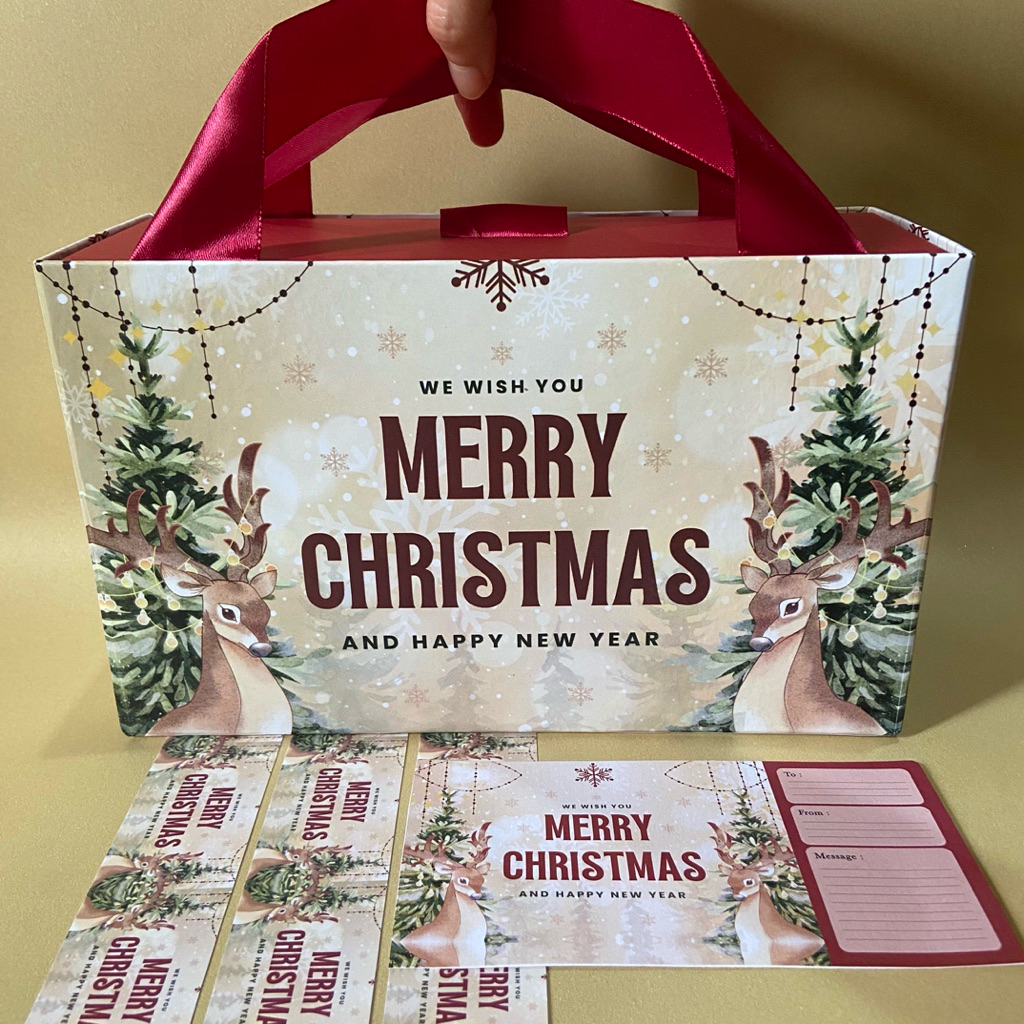 Box NATAL / box kue kering CHRISTMAS/ hampers  kue