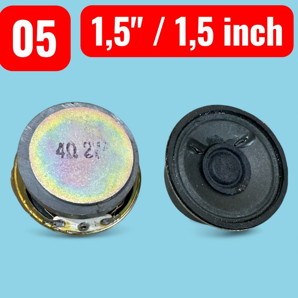 SPEAKER COPOTAN 1,5" 1,5IN 1,5INCH 4 OHM 2 WATT MAGHNET BESAR SPEAKER DIY SPAREPART SPEAKER 1,5INCH 