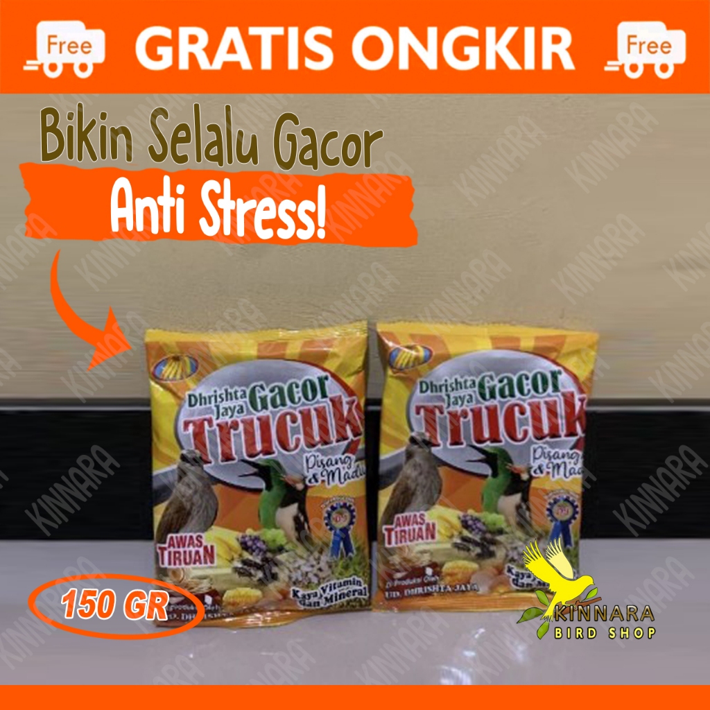 Gacor Trucuk Kuning Voer Pisang Extra Madu Asli Makanan Trucuk, Cucak Ijo, dan lainnya