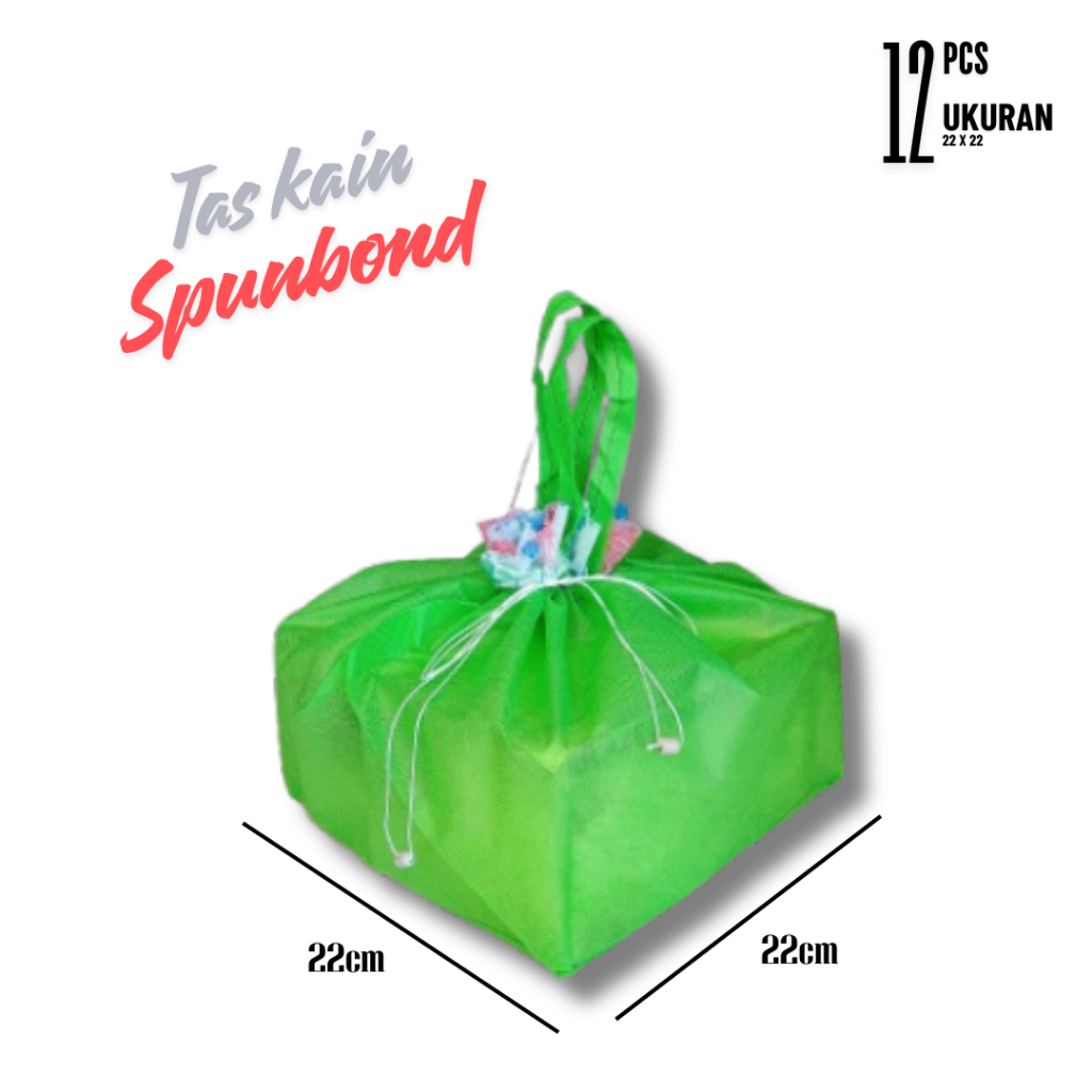 Tas Serut box Nasi/Snack 22x22 Tas Hajatan LUSIN