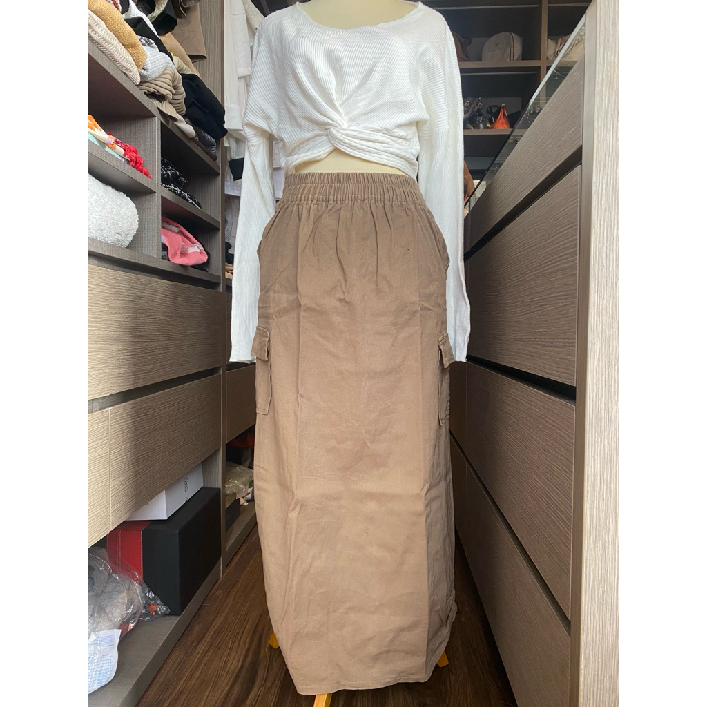 preloved rok linen no minus