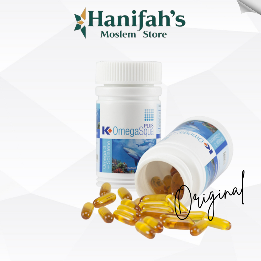 OmegaSqua Plus 30 Kapsul Original K-Omegasqua Plus 30 Softgel Asli K-Link
