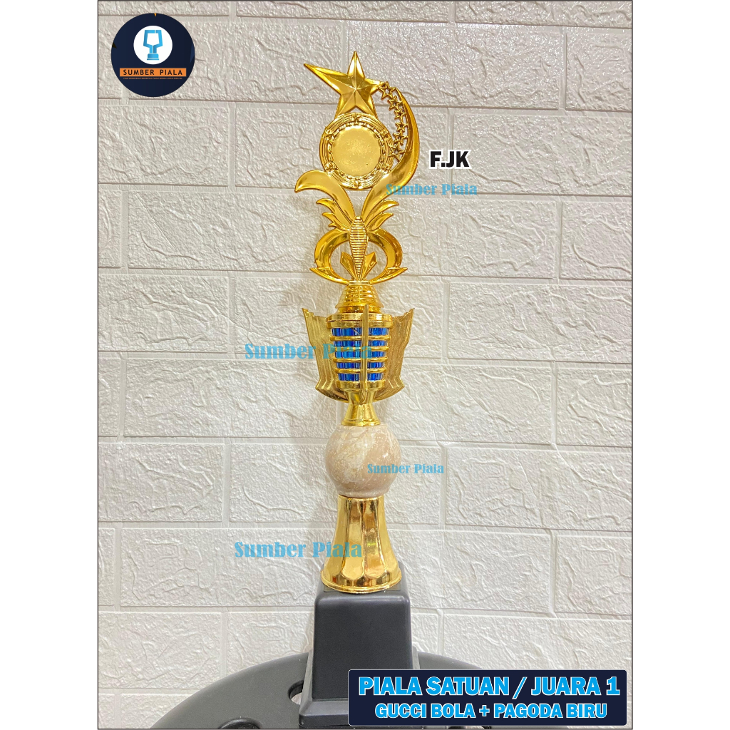 PIALA JUARA 1,2,3,4 / PIALA SATUAN / PIALA SET PAGODA GUCCI BOLA