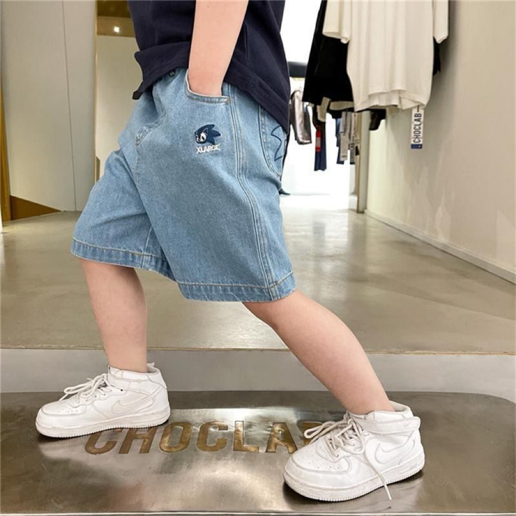 celana pendek anak laki laki jeans sonik (1-7tahun)K3247