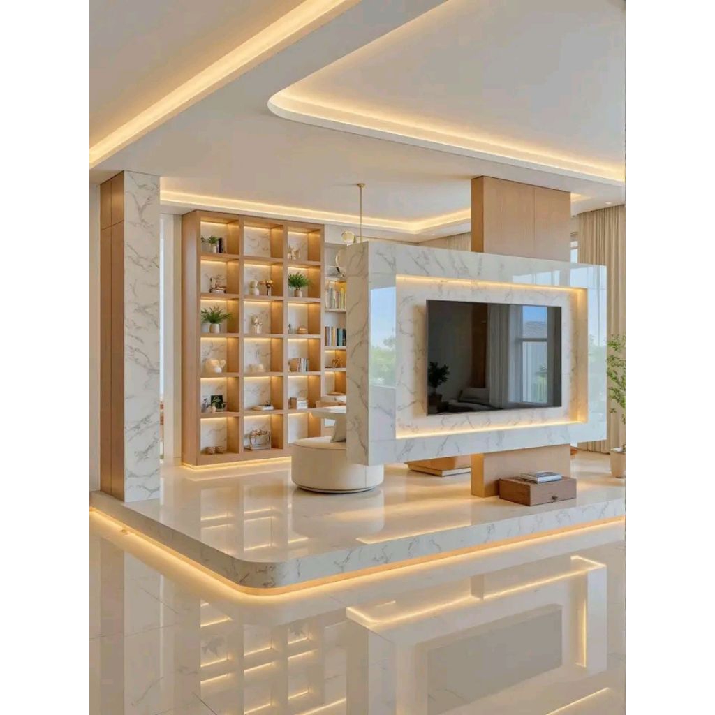 Back drop TV Estetik