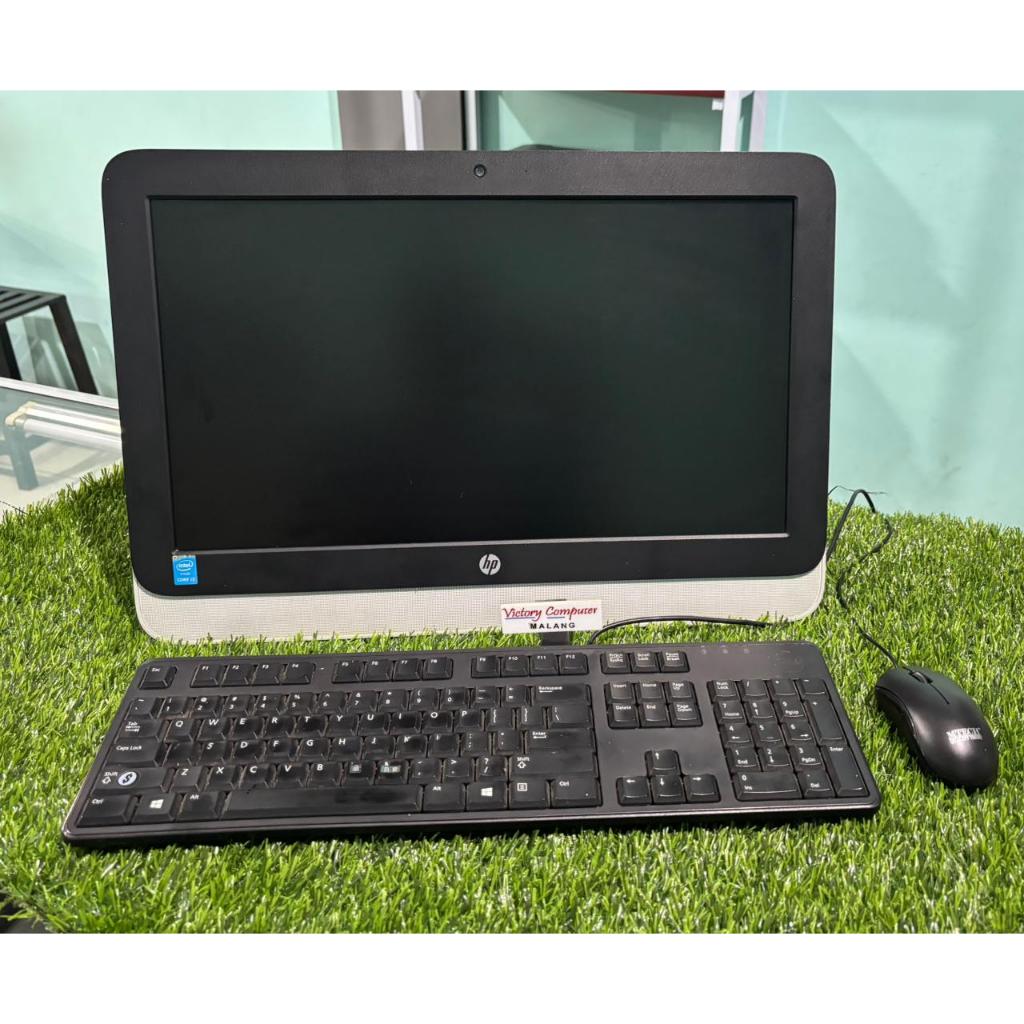 PC AIO Komputer All In One HP Core i3 RAM 8GB SSD buat kantor/sekolah