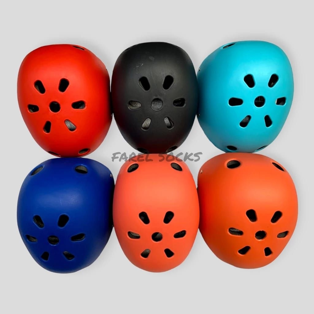 Helm Sepeda Anak Kid Skateboarding Helm Sepatu Roda Climbing Rafting sepeda listrik putra putri terc