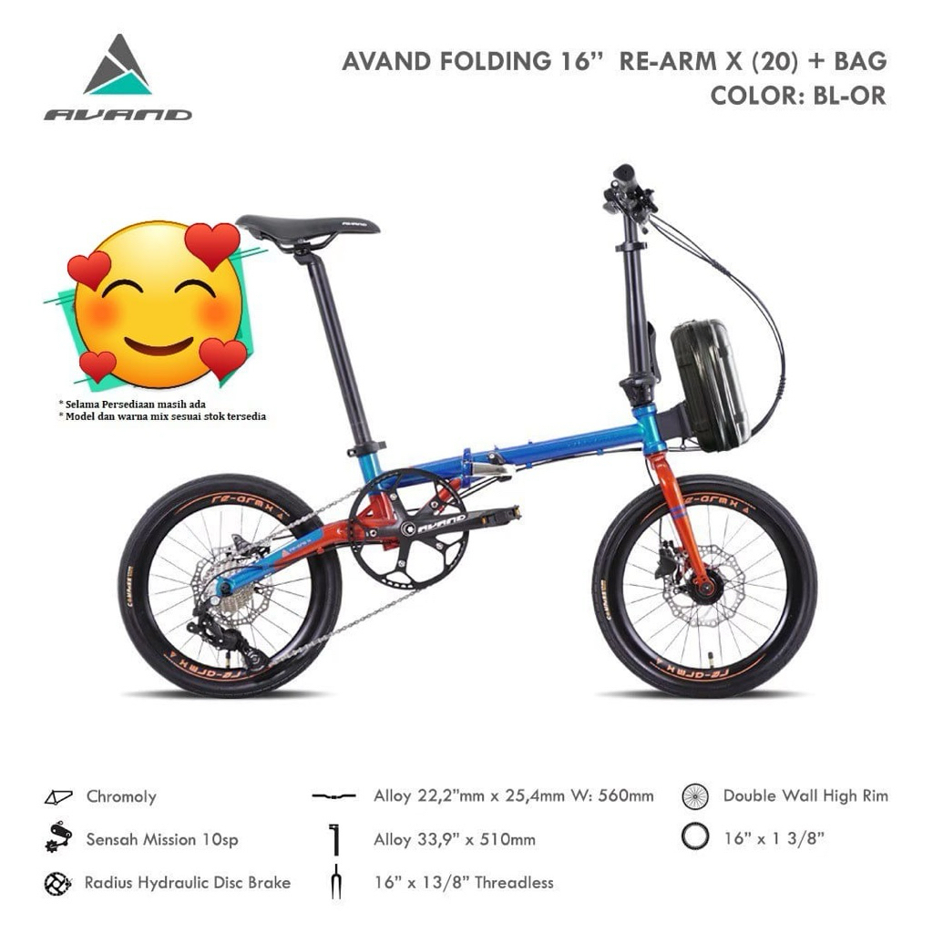 Sepeda Lipat Avand Re Arm X by United Bike