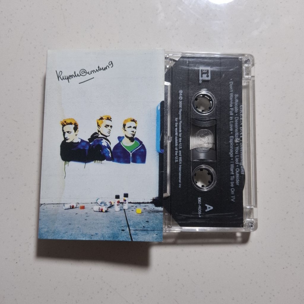 Kaset Pita Band Green Day - Shenanigans