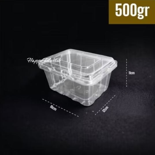 MIKA BUAH / MIKA STRAWBERRY 500GR @1 PACK ISI 50 PCS