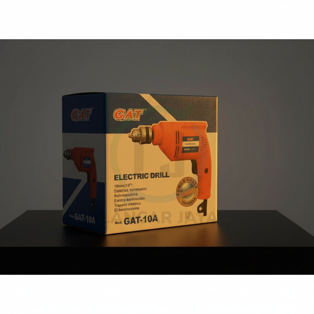 Mesin Bor Listrik GAT 10A 10mm putaran kanan kiri / Bolak-balik