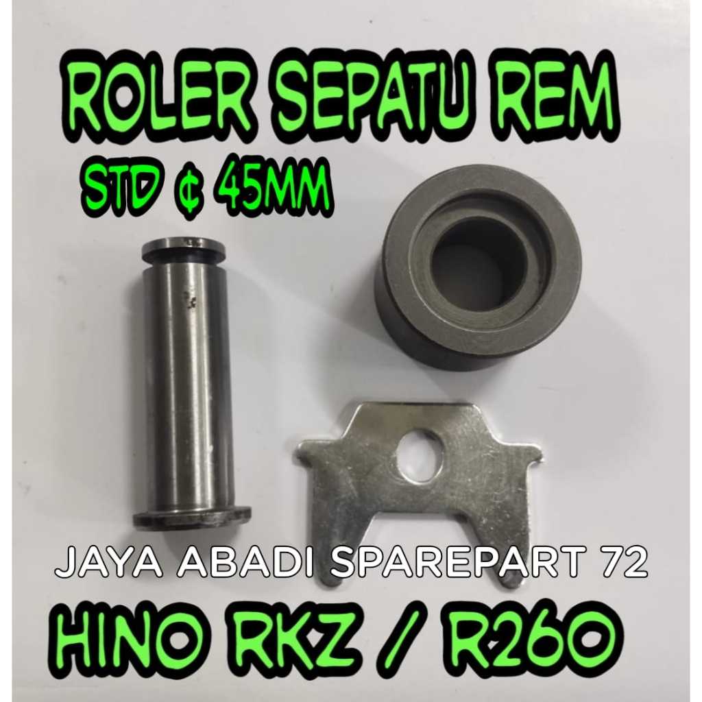 Roler Sepatu Rem Std 45 MM Hino RKZ/R260 Roler Sepatu Rem Std 45 MM Hino RKZ / R260