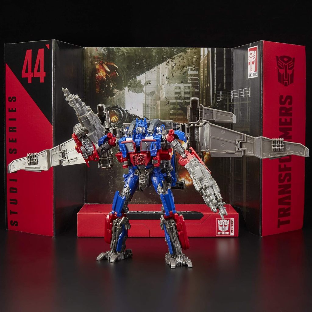 TRANSFORMERS TOYS STUDIO SERIES 44 LEADER CLASS DARK OF THE MOON MOVIE OPTIMUS PRIME ACTION FIGURE -