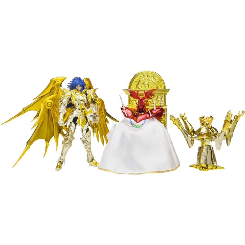 TAMASHII NATIONS Bandai Saint Cloth Myth Ex Gemini Saga (God Cloth) Saga Premium Set Saint Seiya-Sou