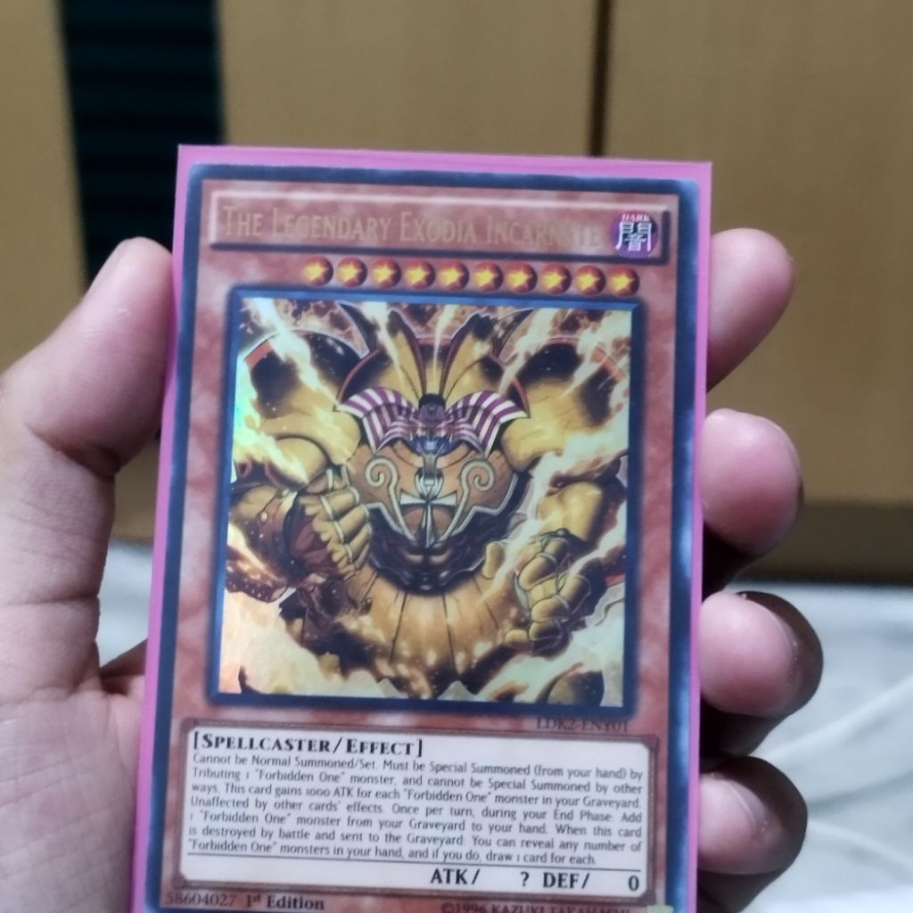 kartu Yugioh the legendary exodia incarnate LDK2 ultra rare