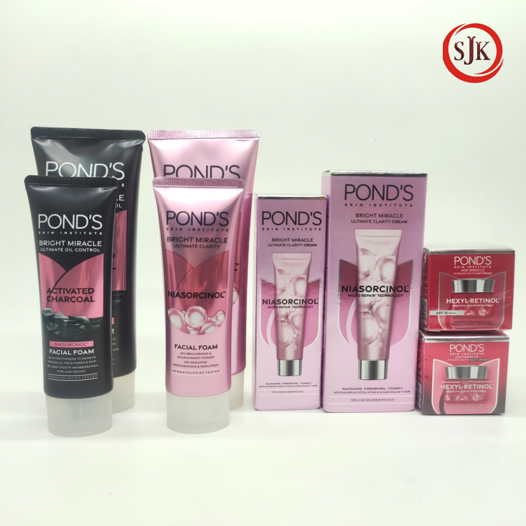 Paket Hemat Ponds Bright Beauty - Paket Set Kecantikan Cream Dan Facial Foam