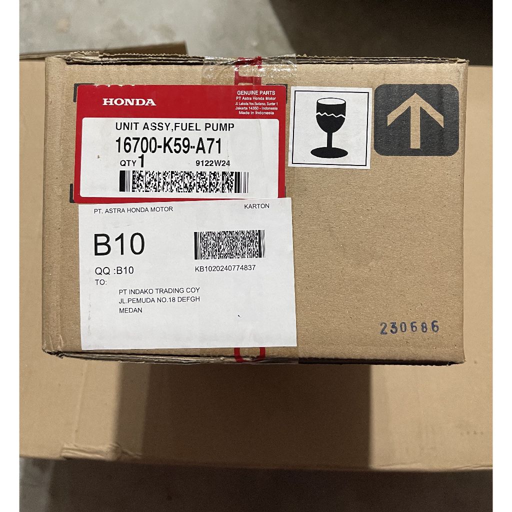 16700K59A71 Pompa Bensin (Fuel Pump) Honda New Vario 150 eSP K59J 16700-K59-A71
