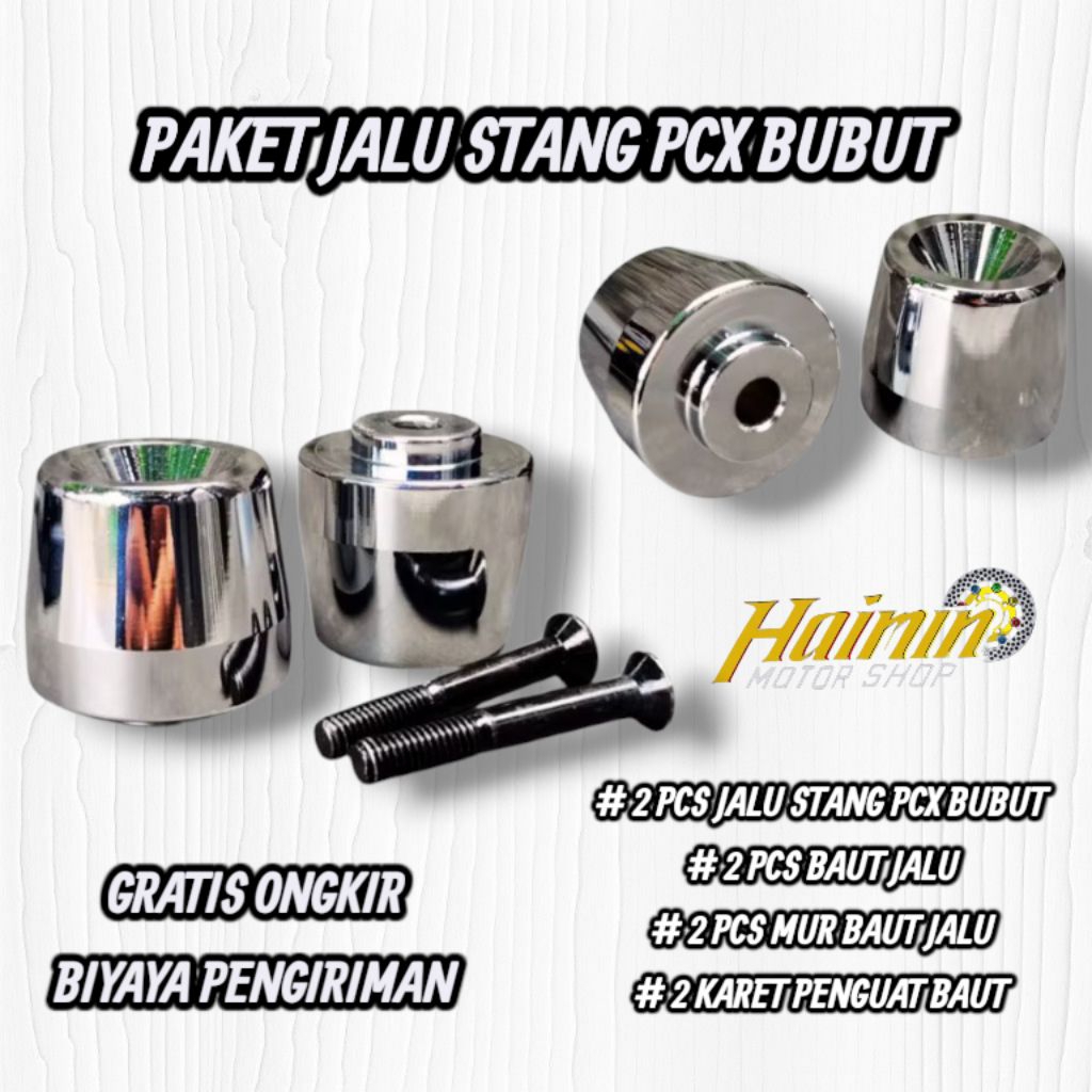 JALU STANG VARIO 160 JALU BUBUT 160 SMOKE BANDUL PCX CHROME  VARIO 160