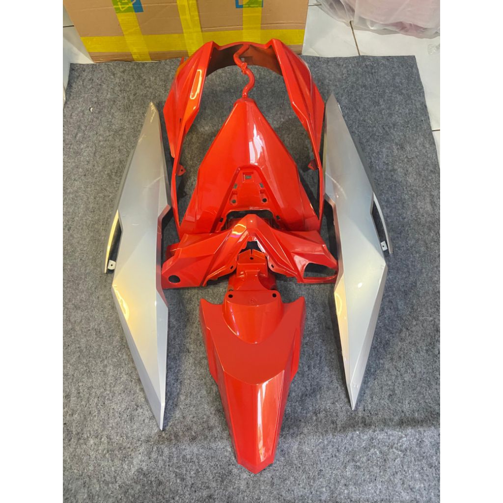 full body beat esp Vietnam style orange x silver