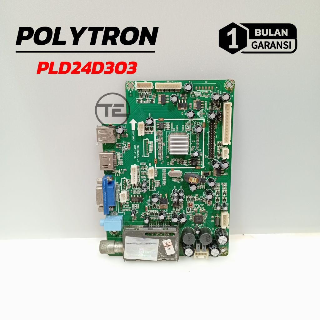 MB POLYTRON PLD24D303 MAINBOARD MOBO MODUL MOTHERBOARD MESIN TV LED POLYTRON PLD 24D303