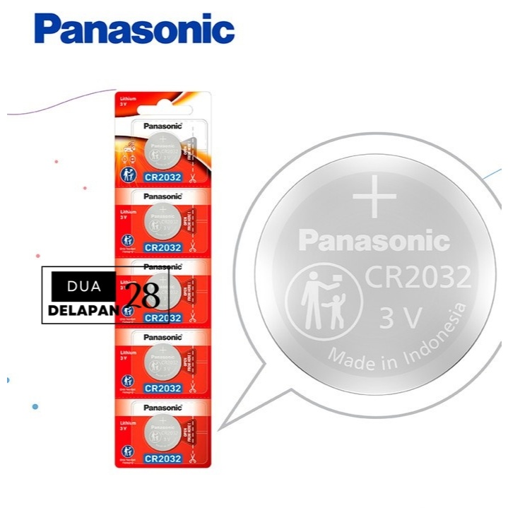 T28 Baterai Panasonic / Murata Sony CR1220 CR2032 CR2016 CR2025 2016 2025 2032 Original