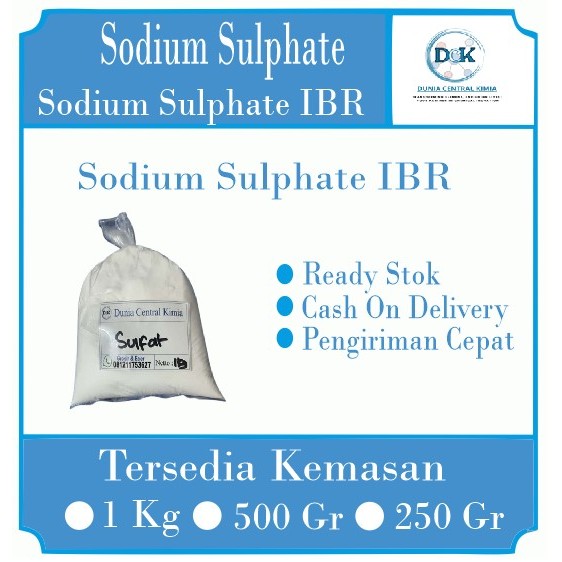 Sodium Sulphate 1 KG/Sodium Sulfat  / Na2SO4