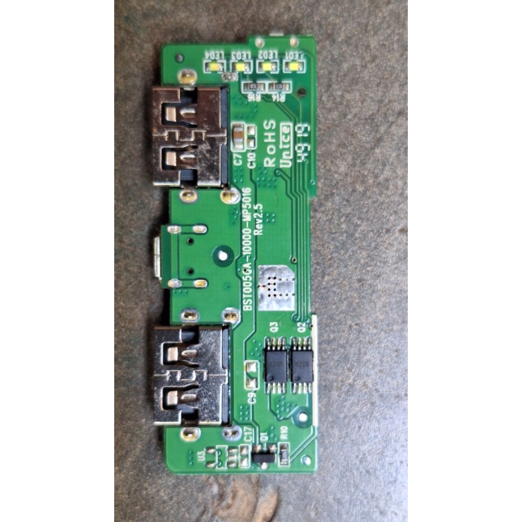 modul powerbank DIY Rakitan micro usb dual port