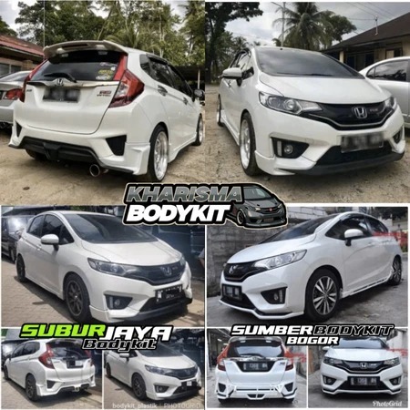 BODYKIT JAZZ GK5 TAHUN 2014 - 2017 SEMUA MODEL BODYKIT HONDA JAZZ GK5 MODEL MUGEN RS MODULO NOBLESS