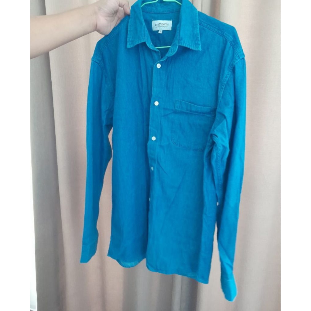 preloved kemeja denim pria smith berlin